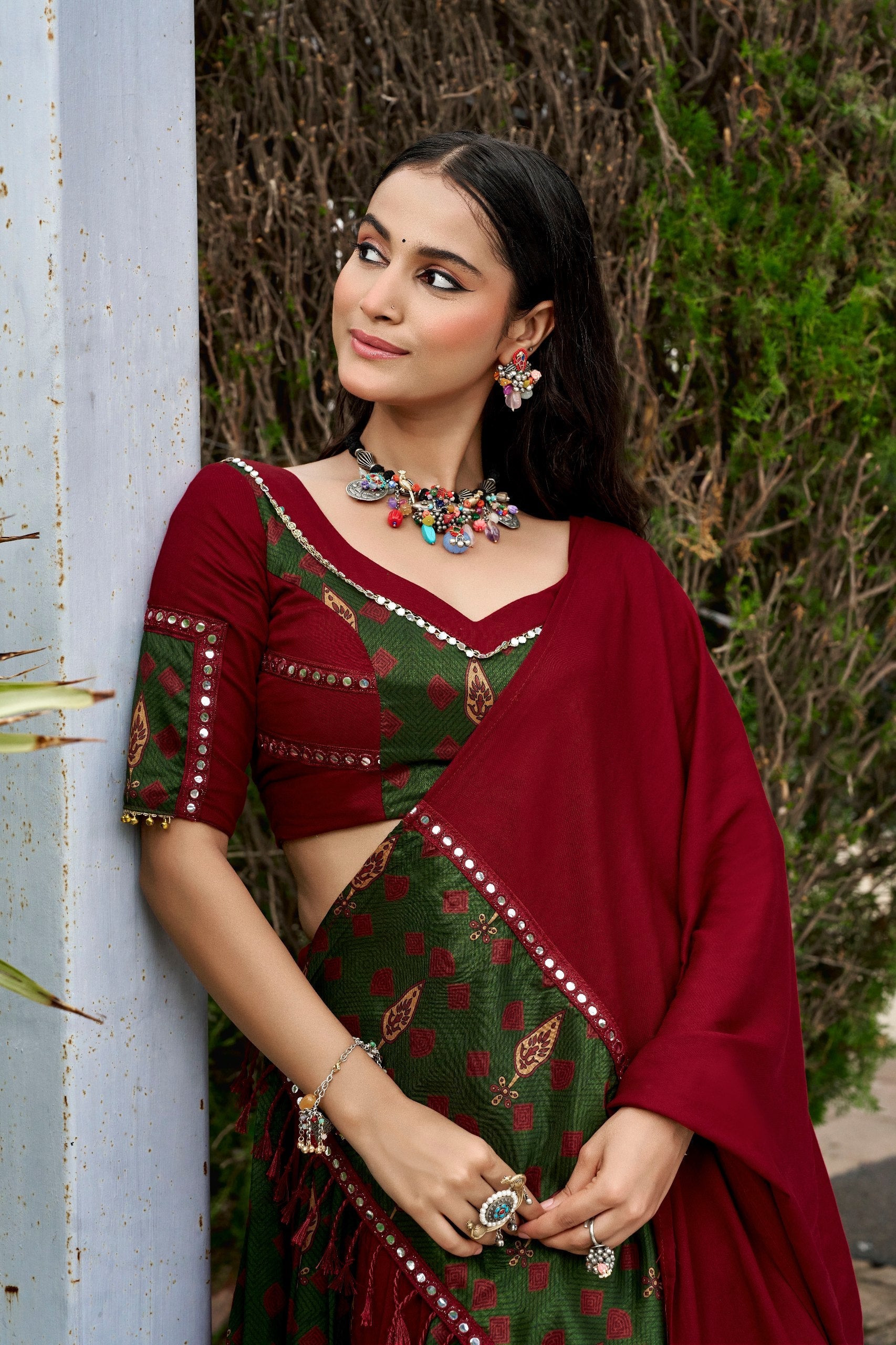 Kiara Rayon Printed Lehenga