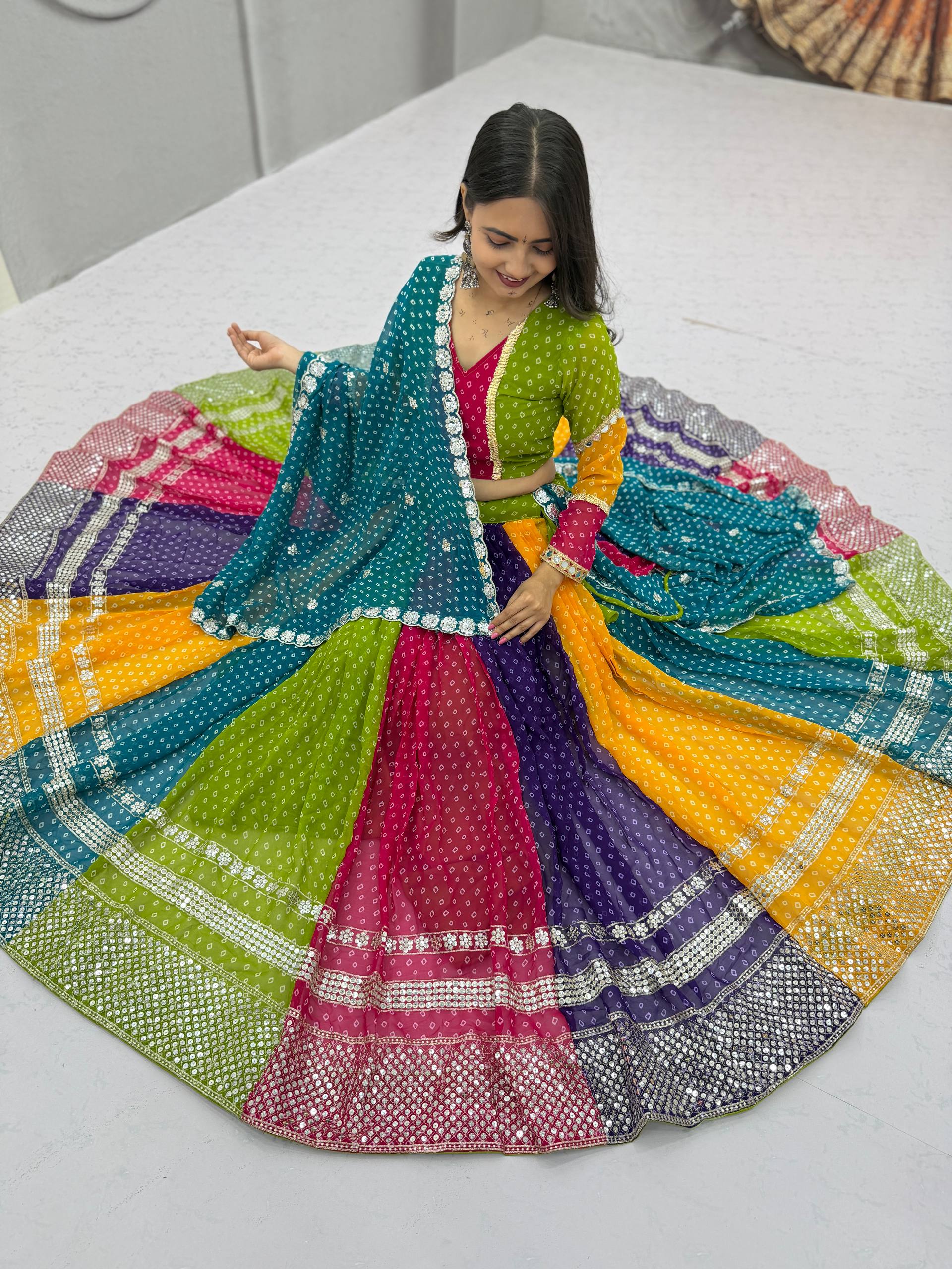 Anvi Georgette 7 MM Shivansh Lehenga Choli