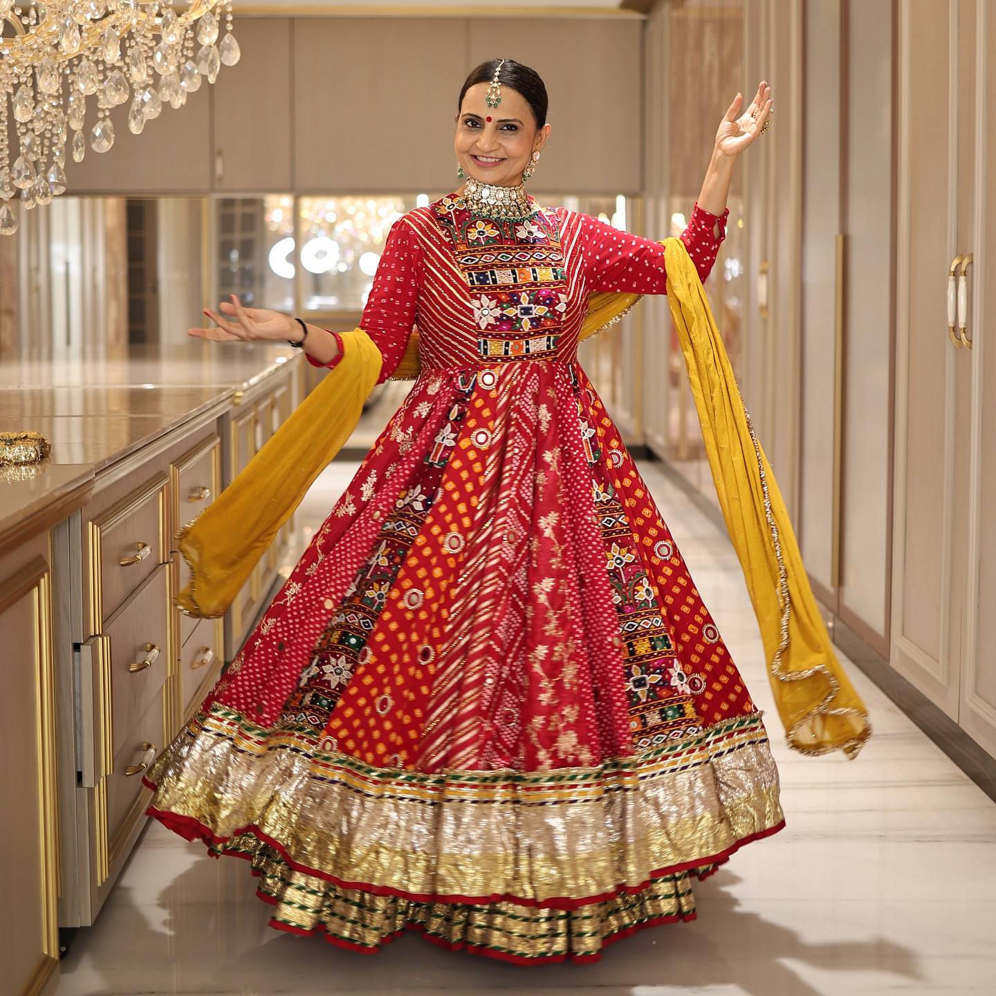 Ziyaara Mirror Work Lehenga Choli