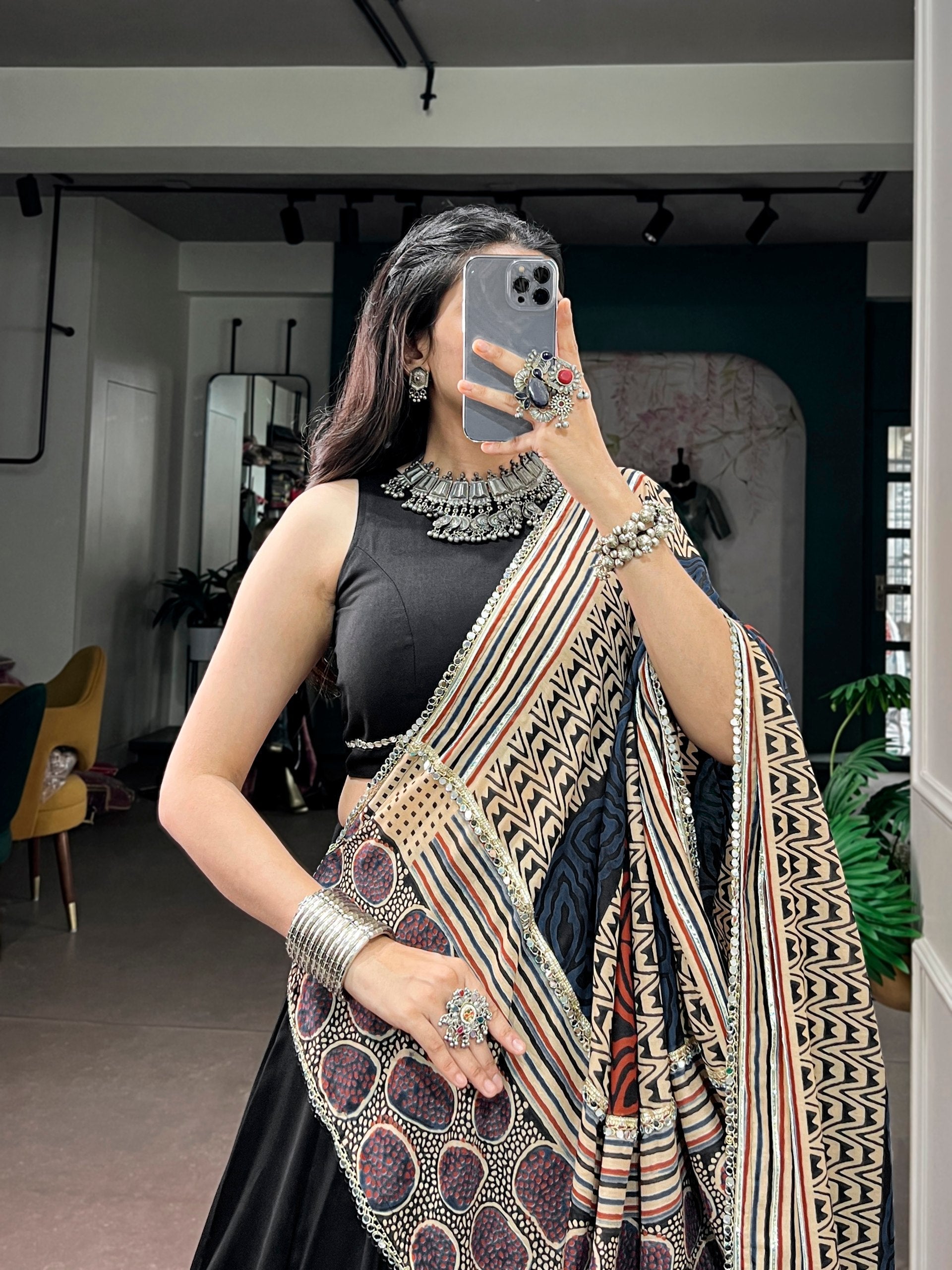 Ishita Rayon Mirror Lace Lehenga Choli