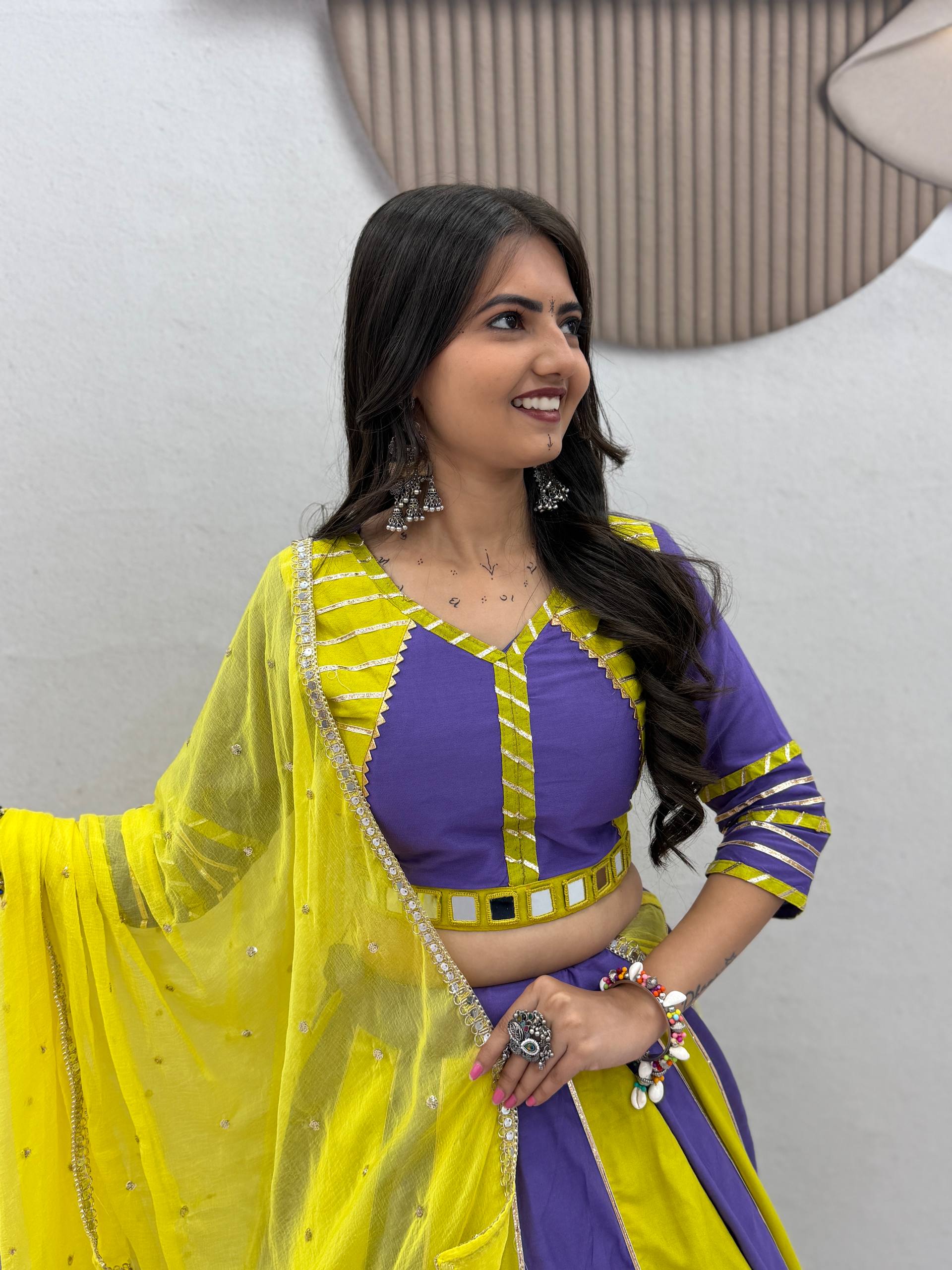 Riddhima Pure Cotton Hand Work Lehenga Choli