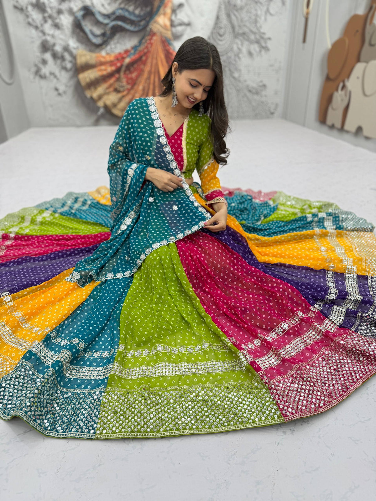 Anvi Georgette 7 MM Shivansh Lehenga Choli