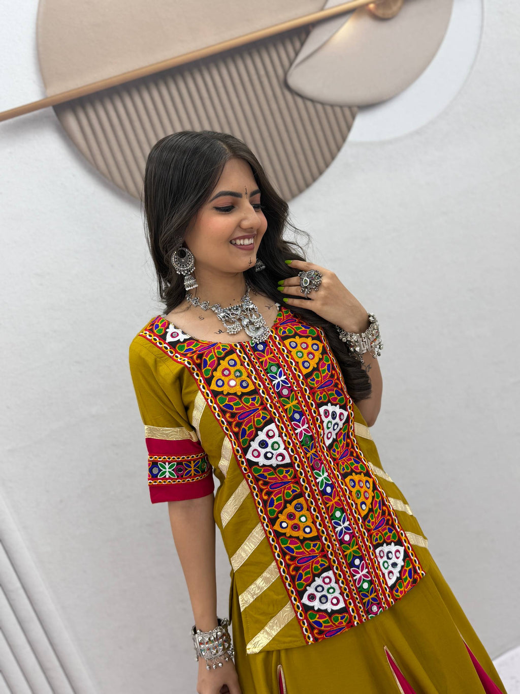 Zivika Pure Cotton Kediyu Lehenga Choli