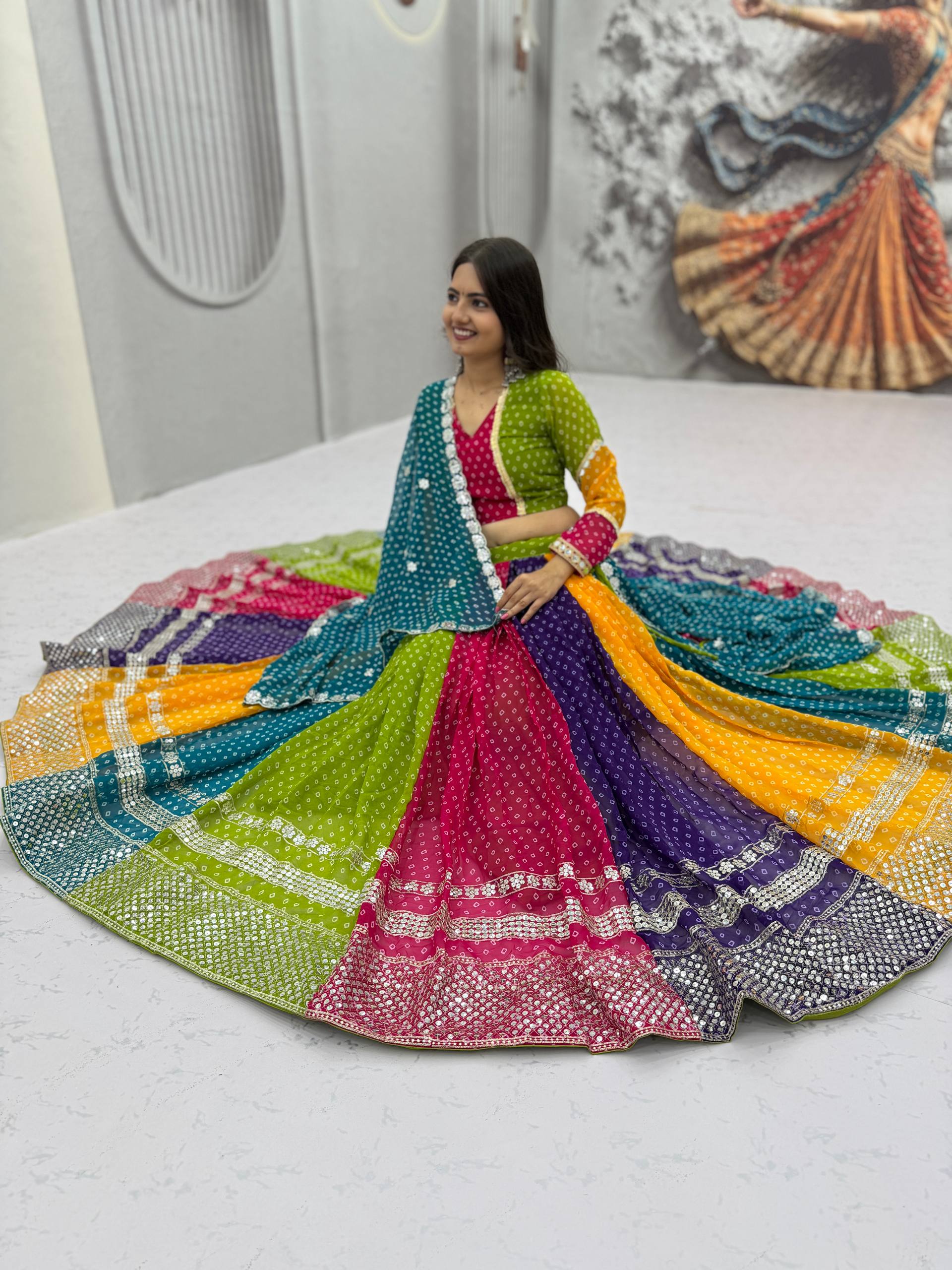 Anvi Georgette 7 MM Shivansh Lehenga Choli