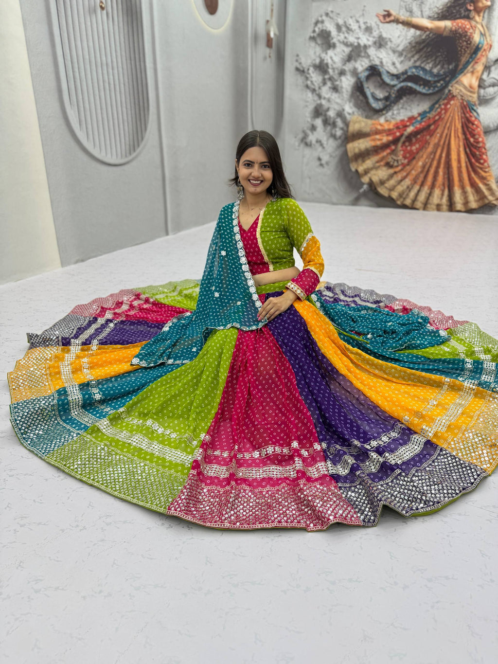 Anvi Georgette 7 MM Shivansh Lehenga Choli