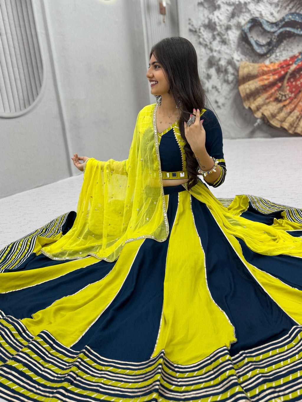 Riddhima Pure Cotton Hand Work Lehenga Choli
