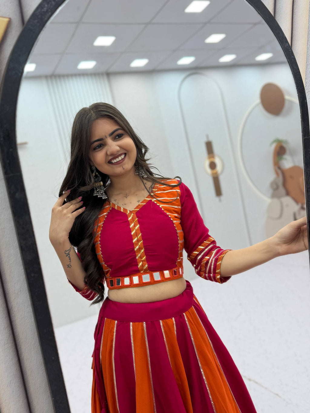 Riddhima Pure Cotton Hand Work Lehenga Choli