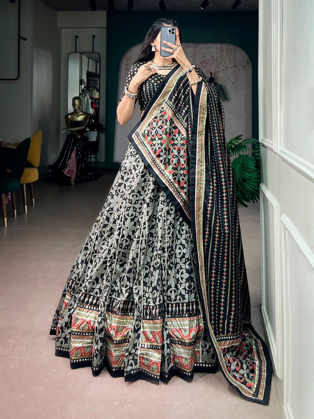 Samaira Tasar Silk Sparkle Lehenga Choli