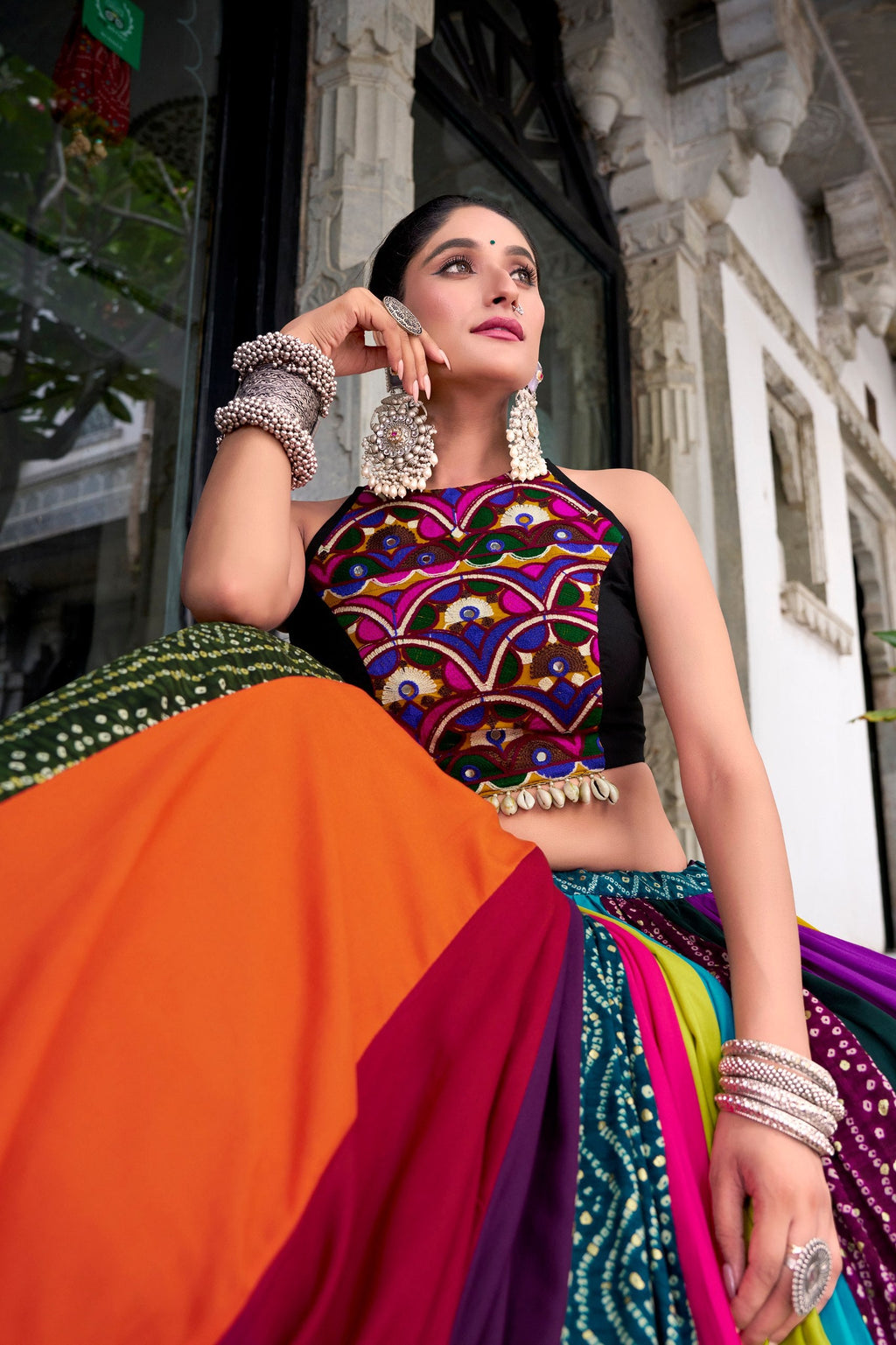 Anushree Rayon Gota Patti Lehenga Choli