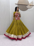 Vaidehi Pure Cotton Gamthi Mirror Lehenga Choli