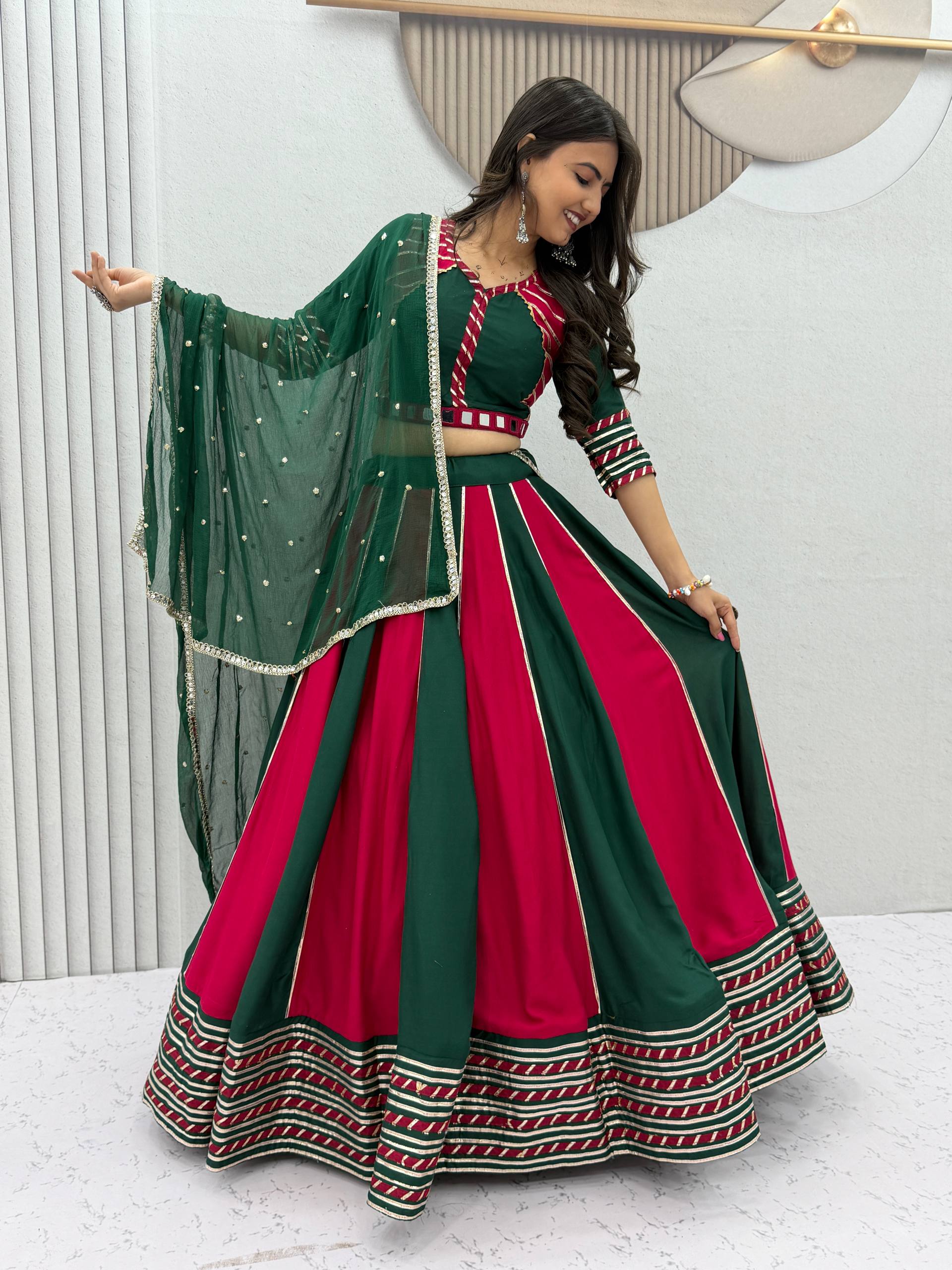 Riddhima Pure Cotton Hand Work Lehenga Choli