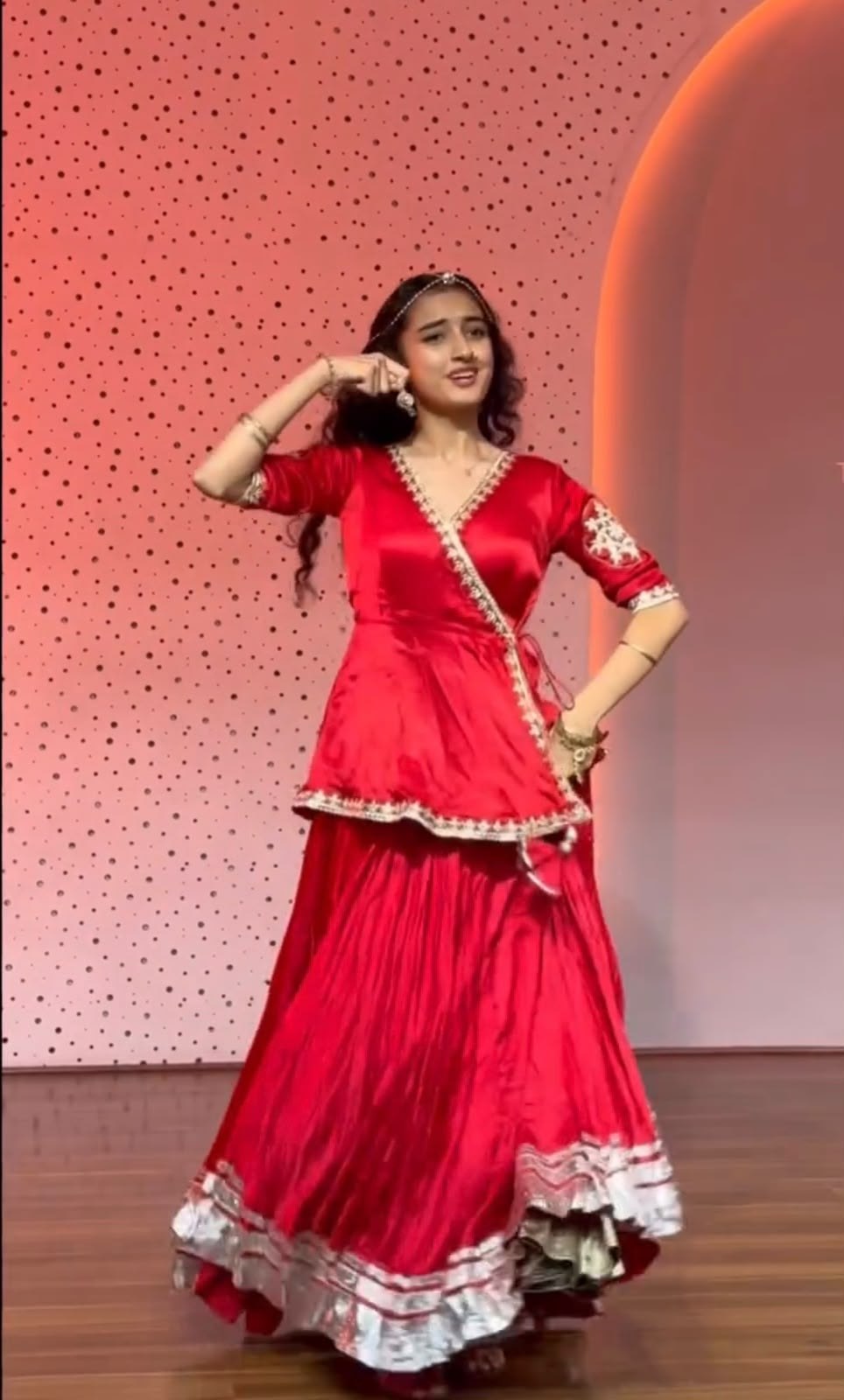 Aroshika Crepe Silk Lampi Border Lehenga Choli