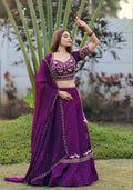 Navisha Chinon Heavy Embroidery Lehenga Choli