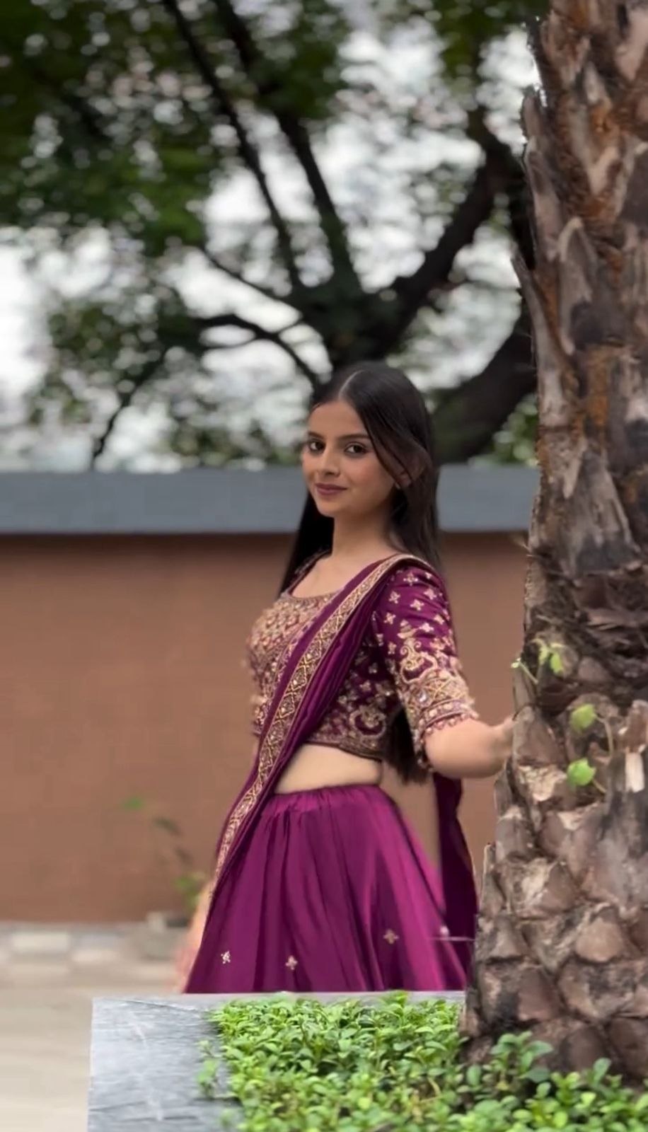 Aarika Chinon Heavy Embroidery Lehenga Choli