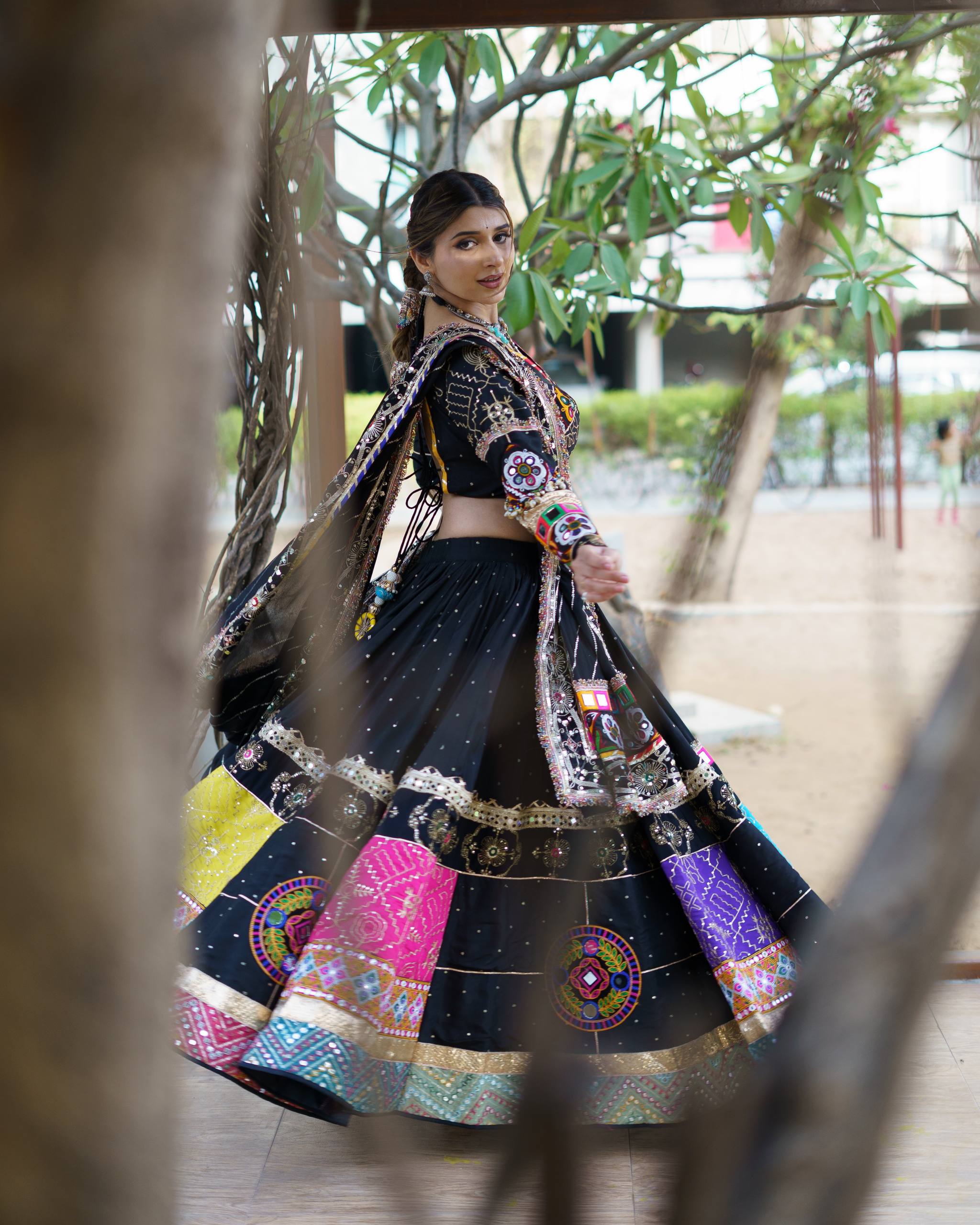 Raasnika MIRROR WORK LEHENGA CHOLI