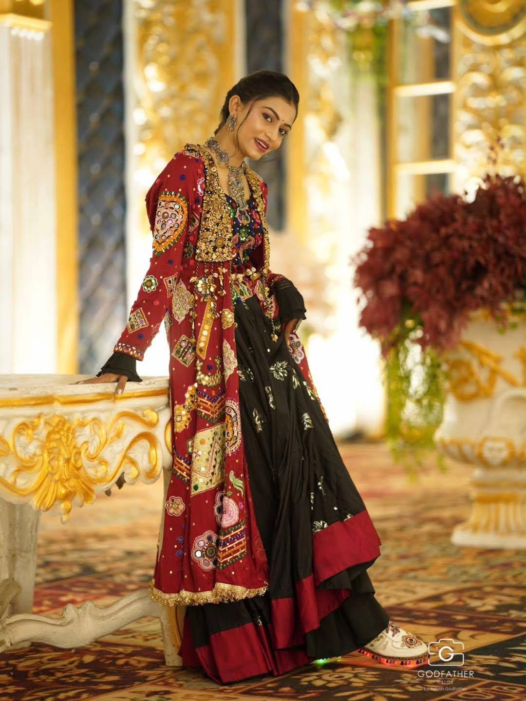 Ritambari Mirror Work Lehenga Choli