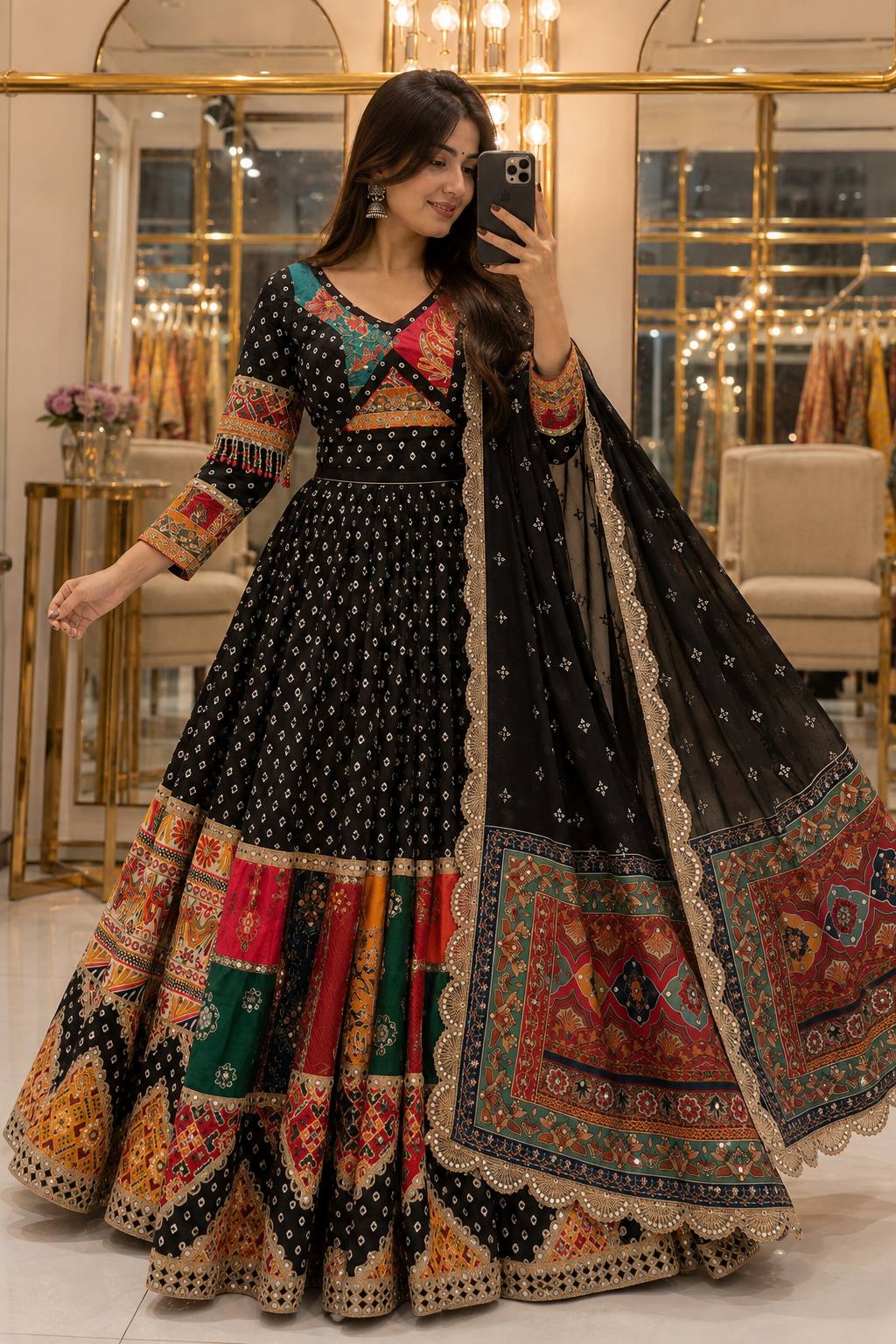 Saarini Digital Print Lehenga Choli