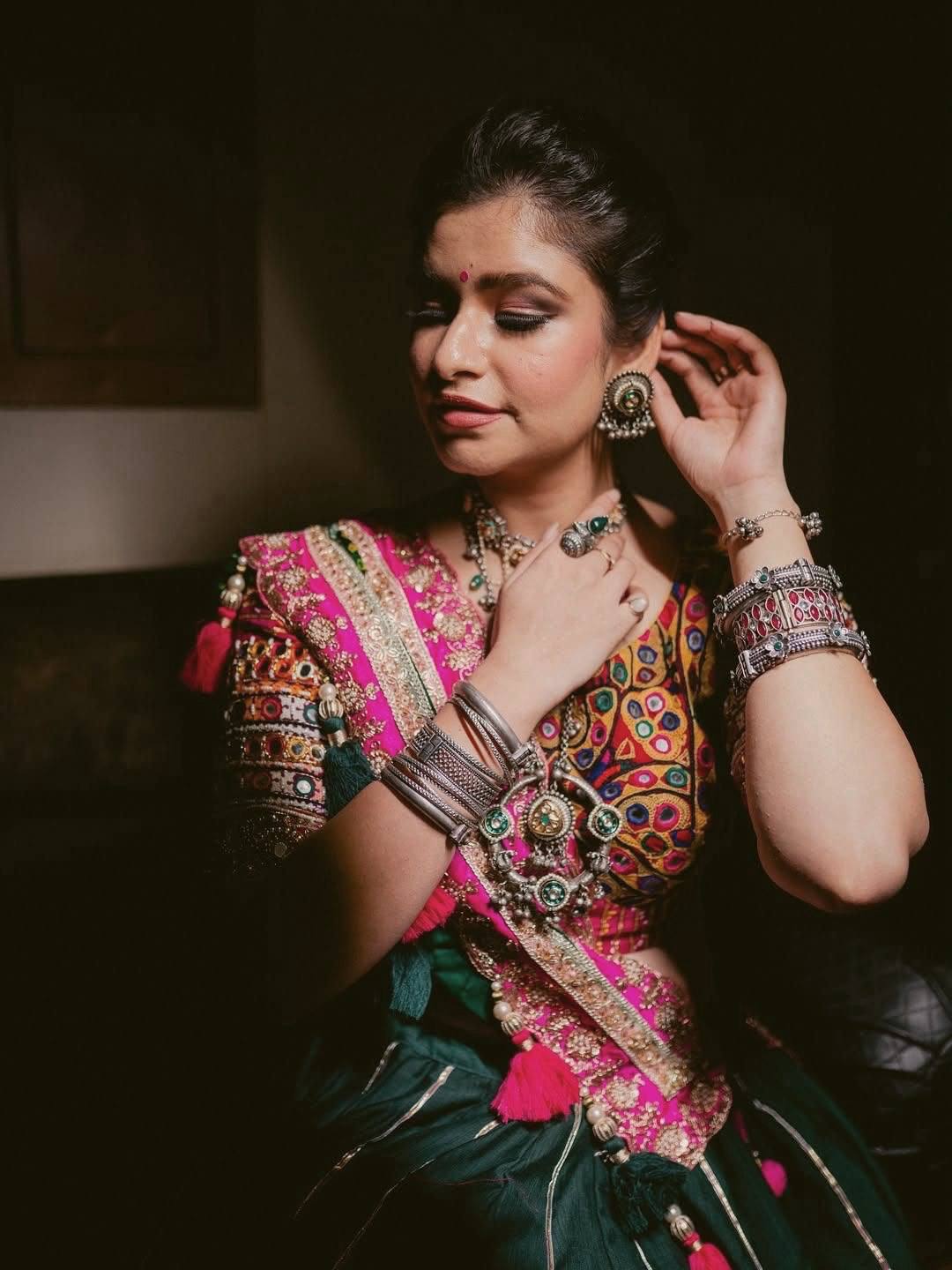Rajvika Mirror Work Lehenga Choli
