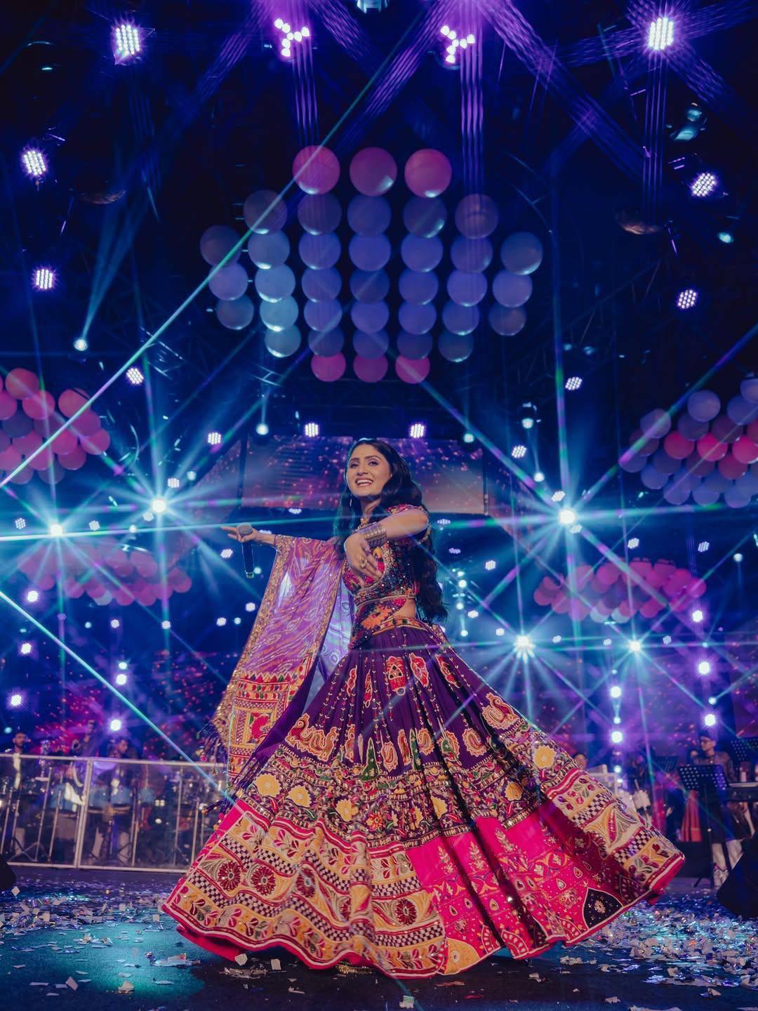 Saarini Mirror Work Lehenga Choli