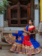 Rangoli Mirror Work Embroidered Lehenga Choli
