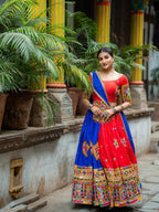 Rangoli Mirror Work Embroidered Lehenga Choli