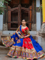 Rangoli Mirror Work Embroidered Lehenga Choli