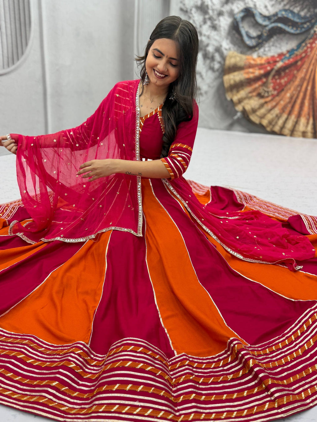 Riddhima Pure Cotton Hand Work Lehenga Choli