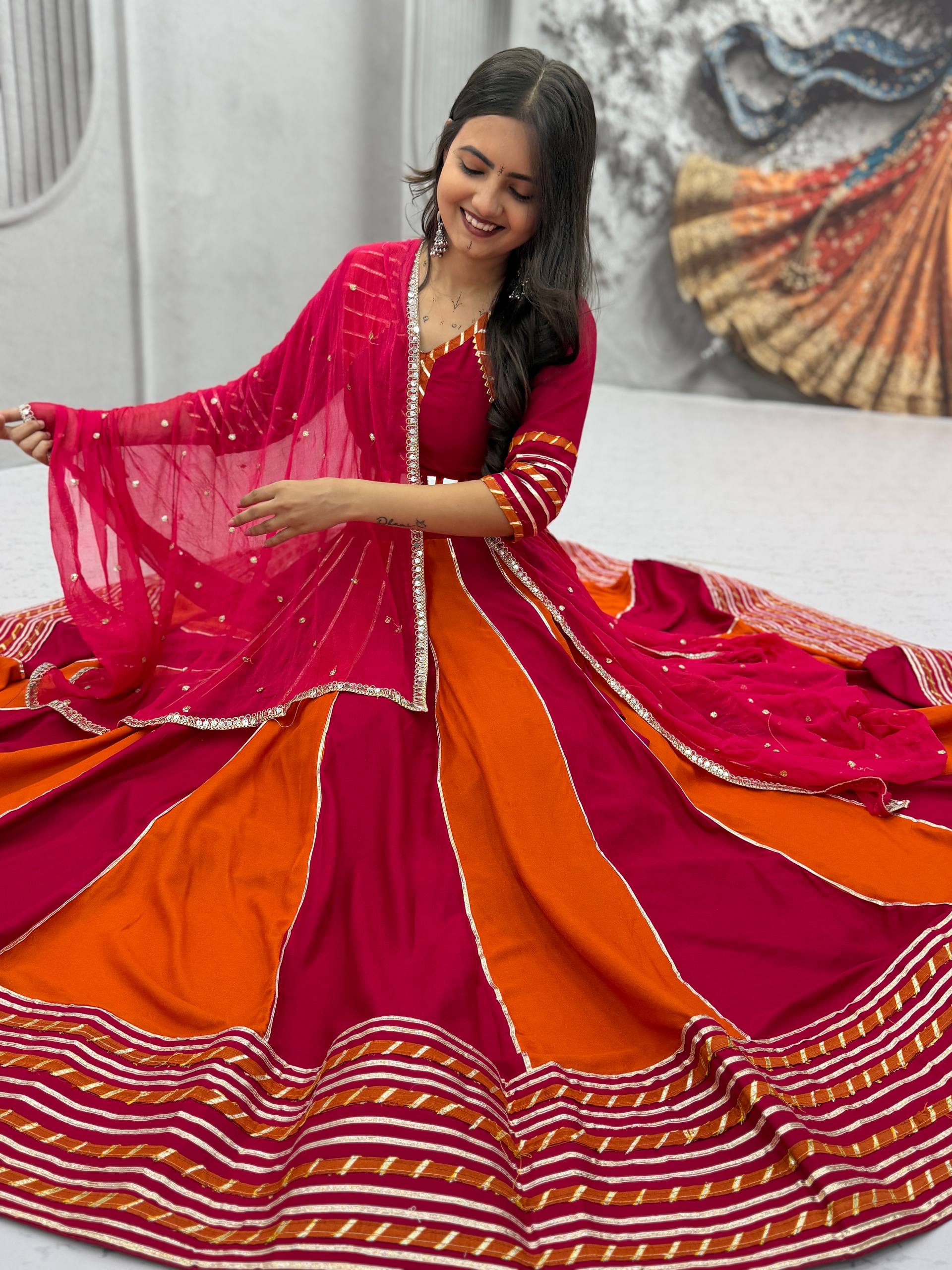 Riddhima Pure Cotton Hand Work Lehenga Choli
