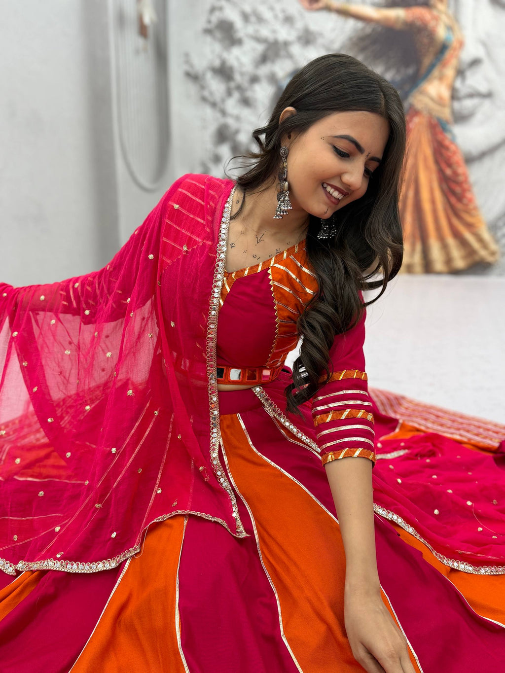 Riddhima Pure Cotton Hand Work Lehenga Choli