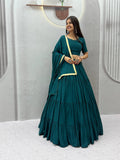 Niyara Rayon Cotton Mirror Work Lehenga Choli