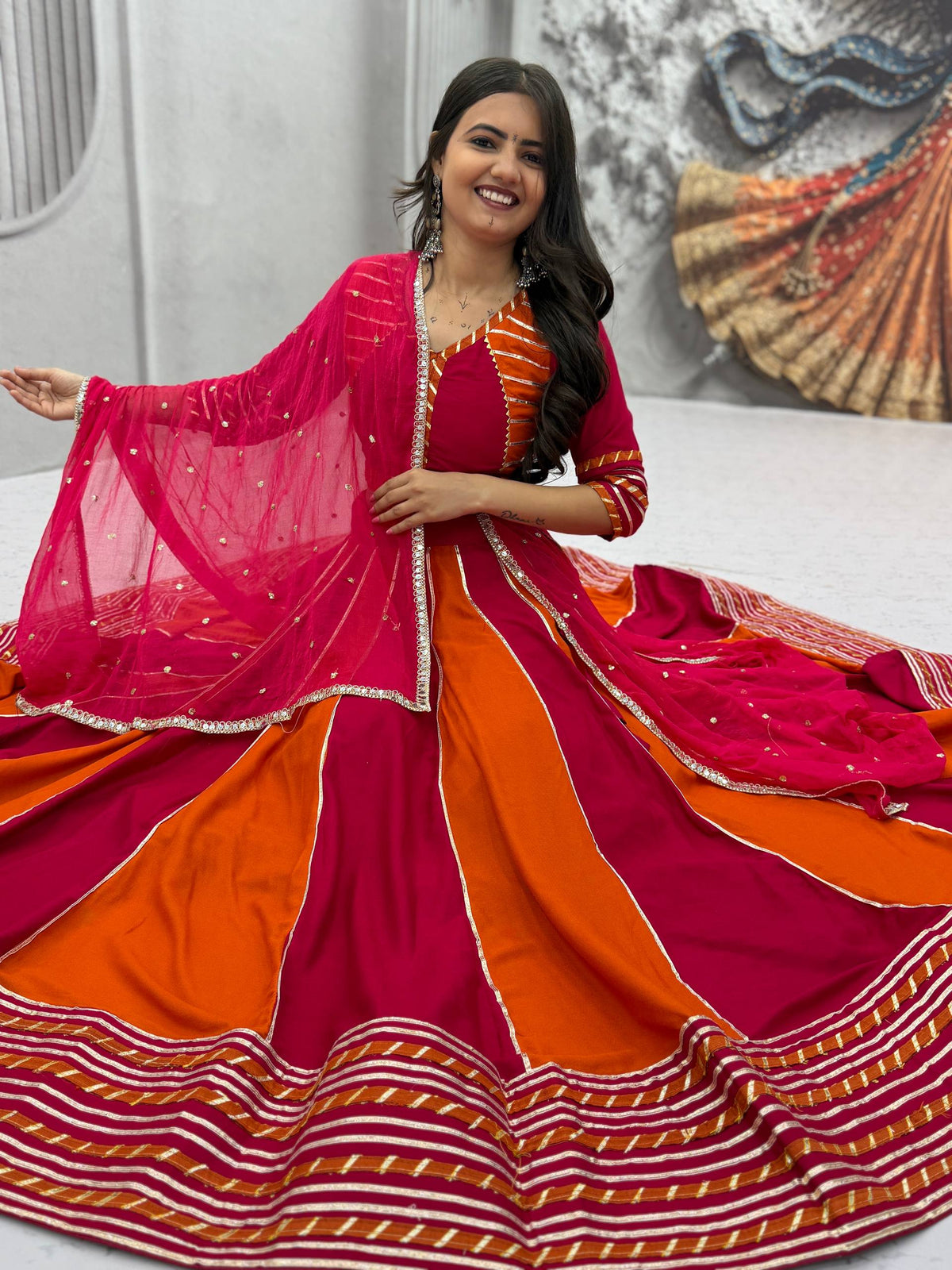 Riddhima Pure Cotton Hand Work Lehenga Choli