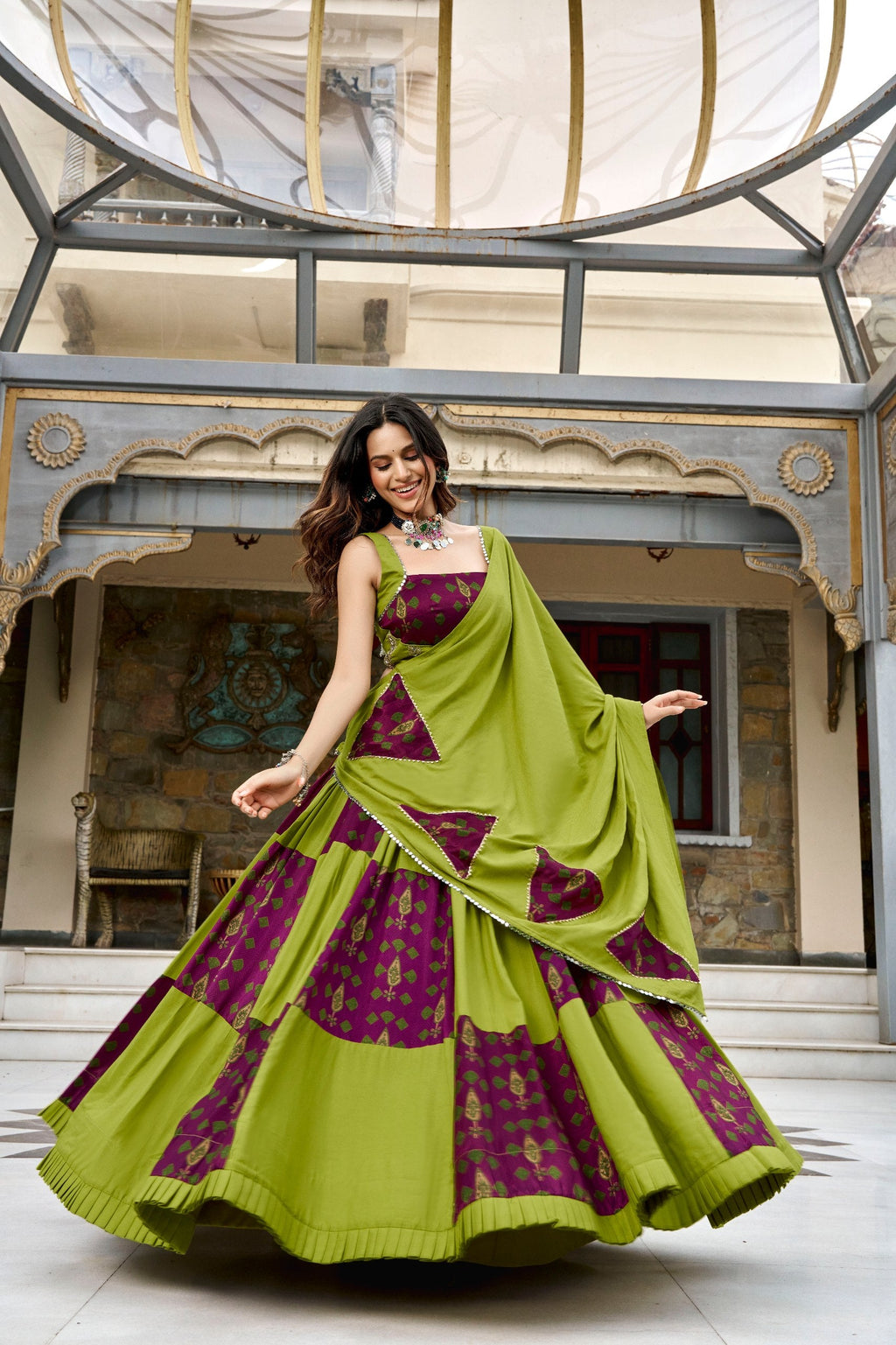 Kiara Rayon Printed Lehenga