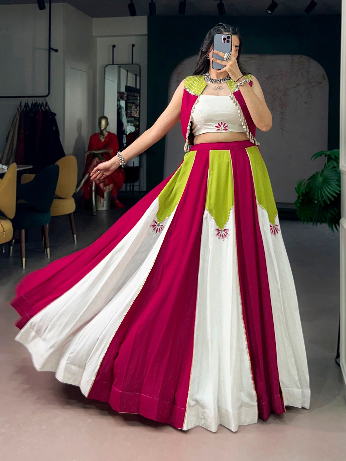 Myra Pure Rayon Lehenga
