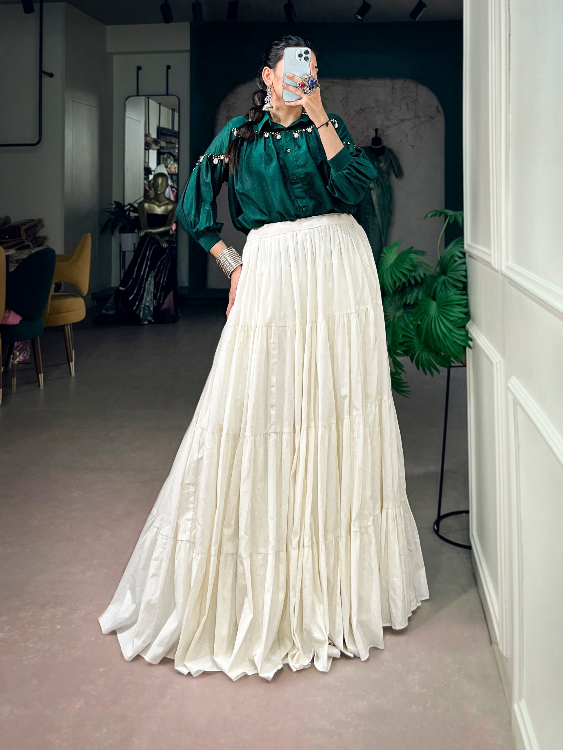 Meera Khadi Cotton Lehenga Choli