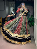 Aaradhya Rayon Heritage Print Lehenga Choli