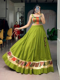 Anvika Cotton Zari Weaving Lehenga Choli