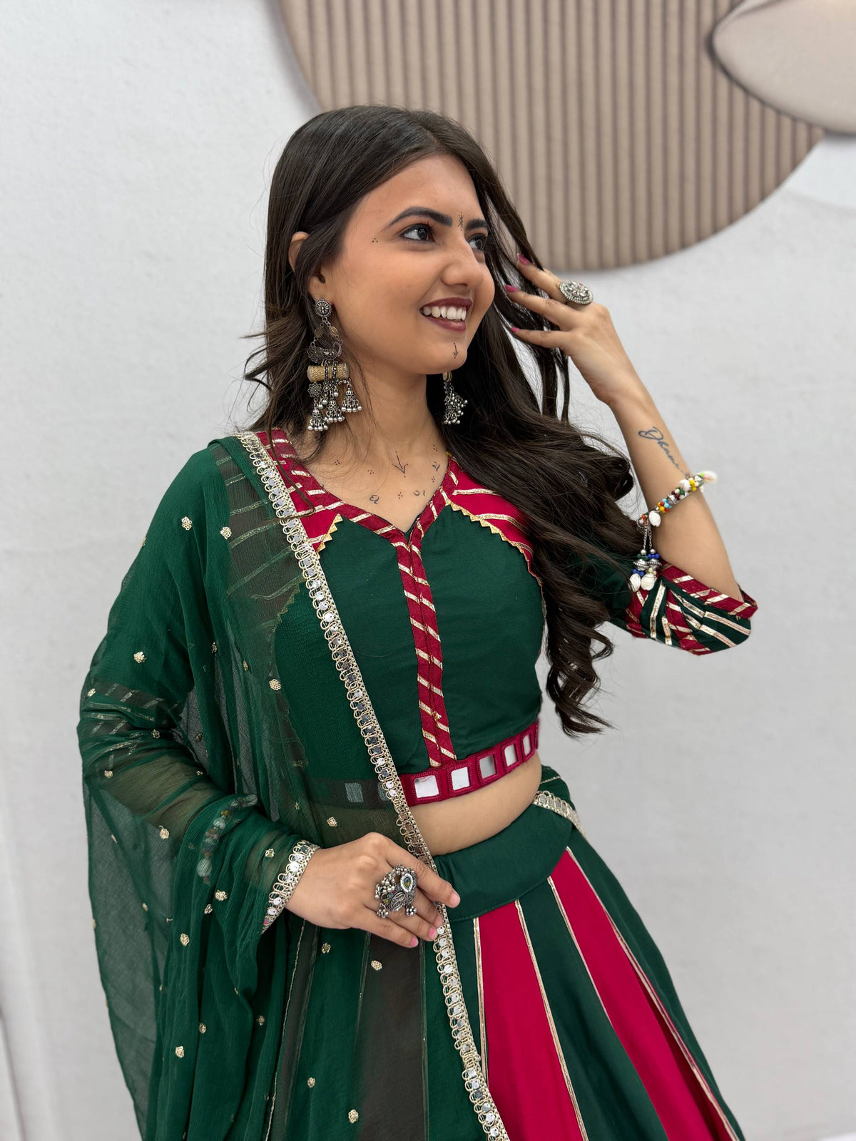 Riddhima Pure Cotton Hand Work Lehenga Choli