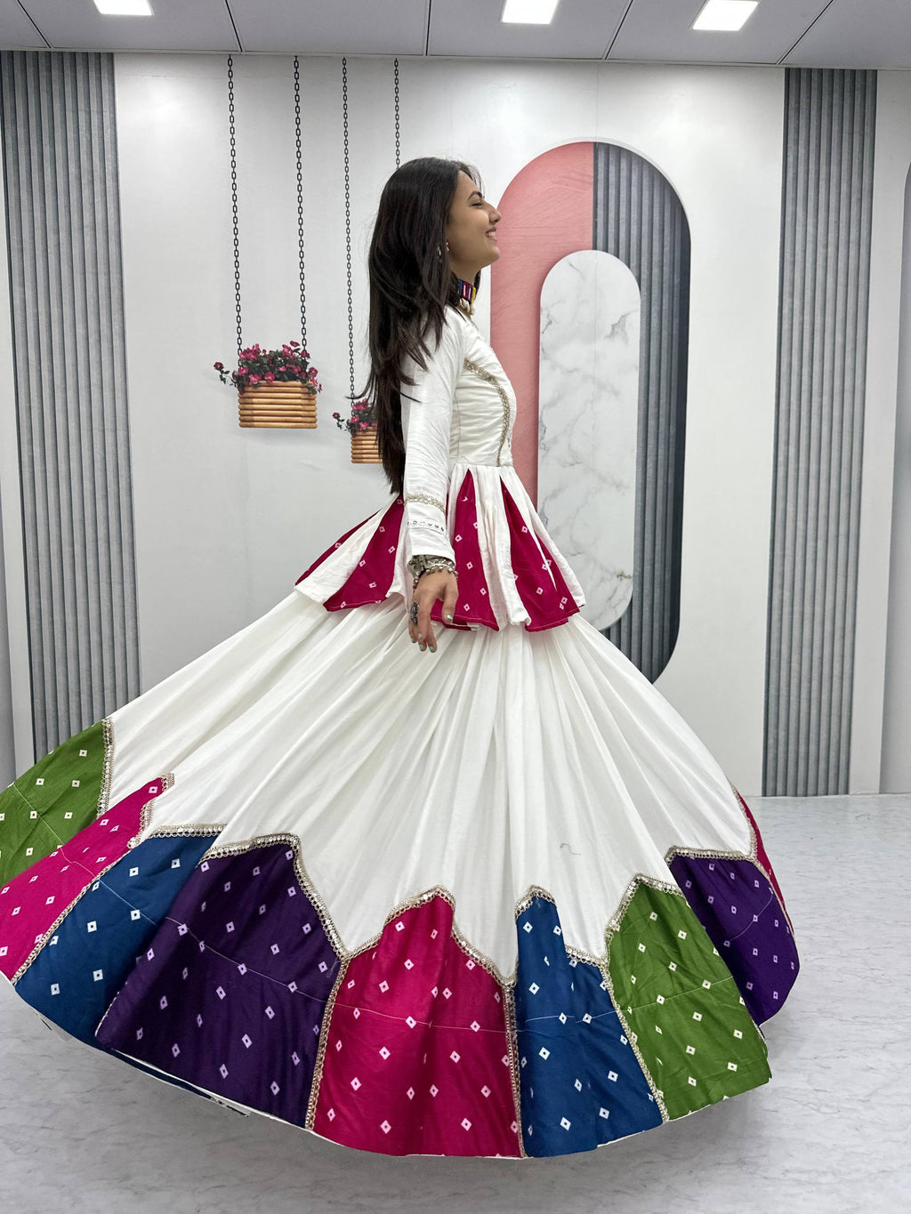 Avyanna Pure Cotton Kediyu Lehenga Choli