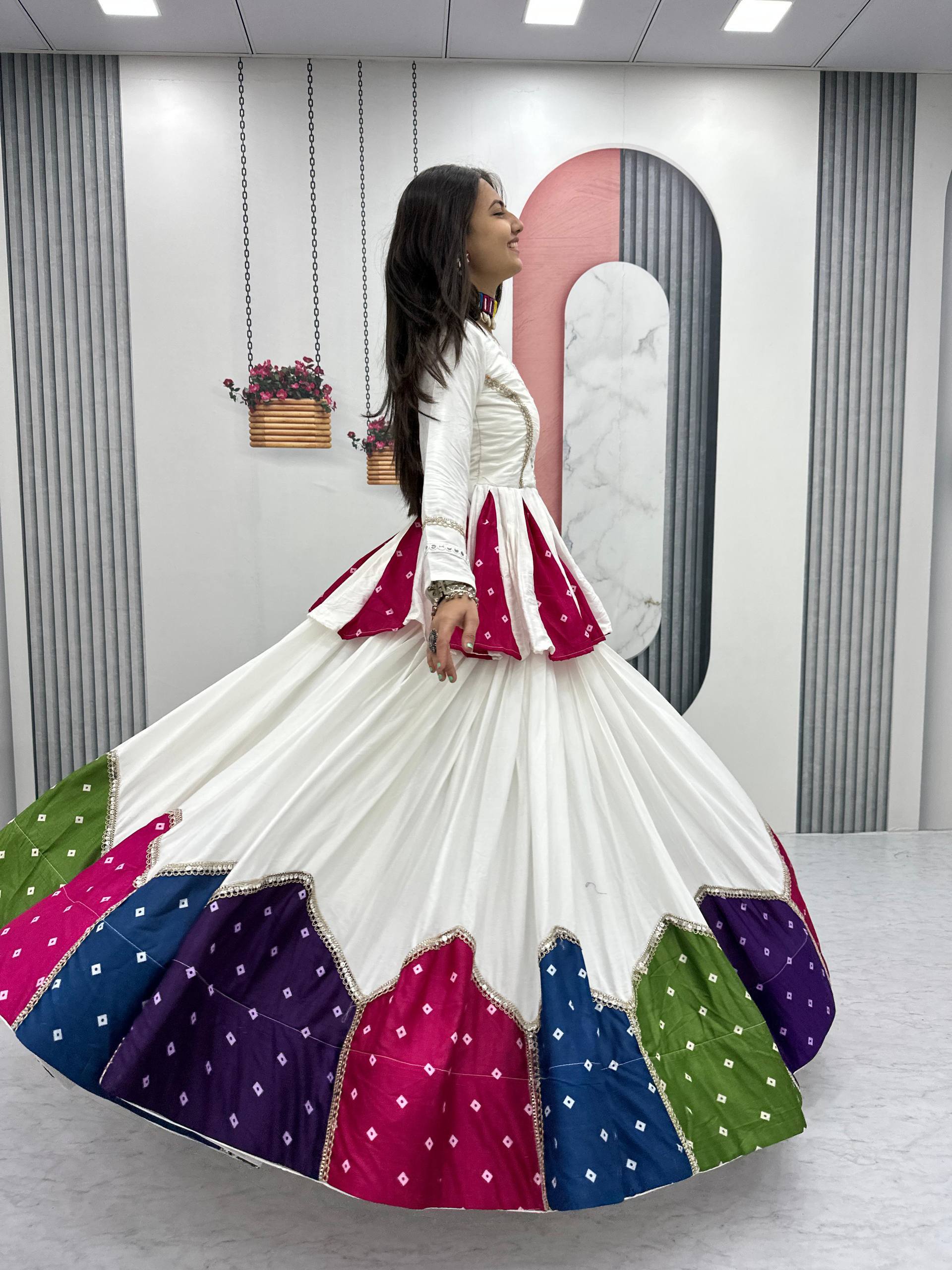 Avyanna Pure Cotton Kediyu Lehenga Choli