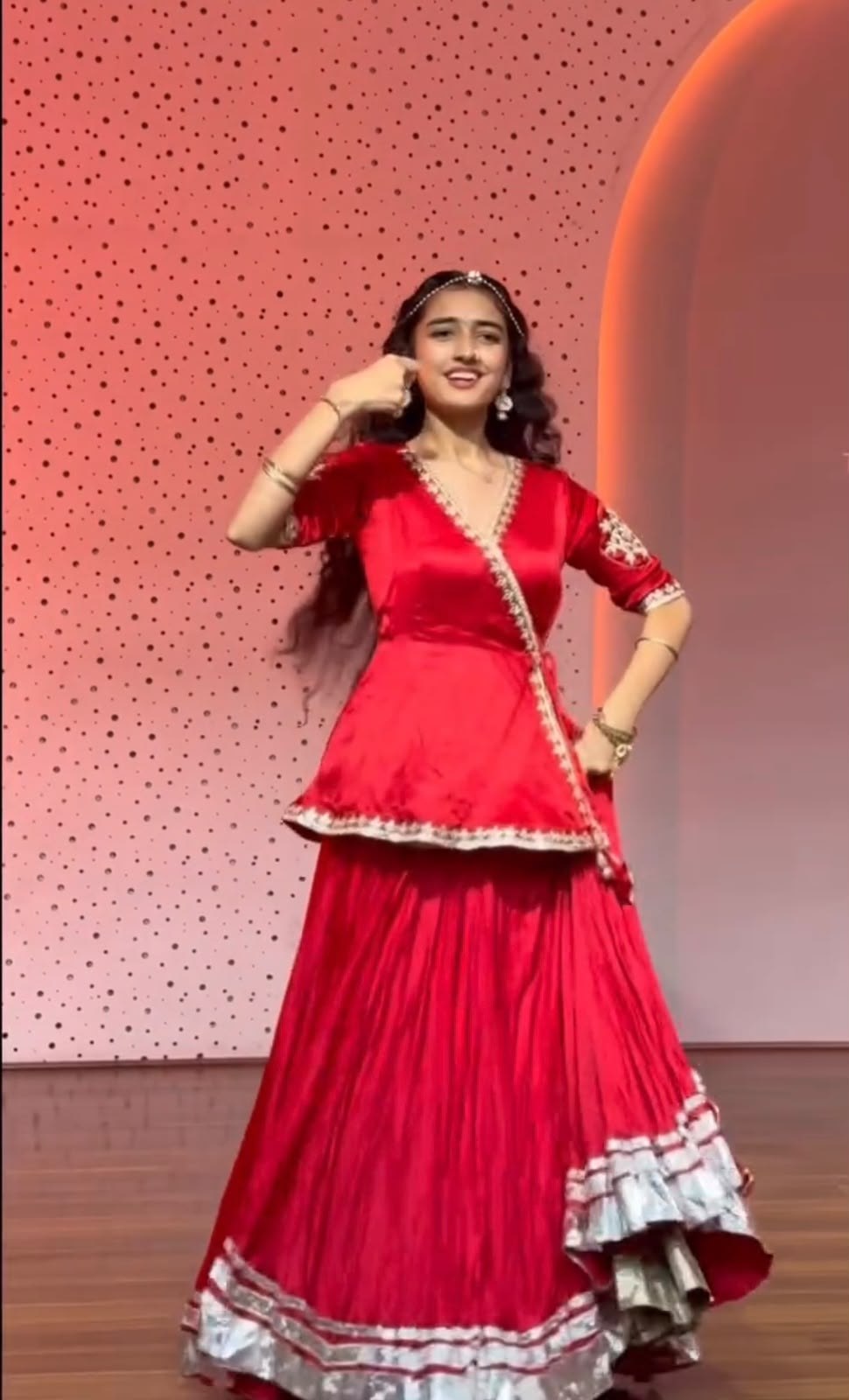 Aroshika Crepe Silk Lampi Border Lehenga Choli