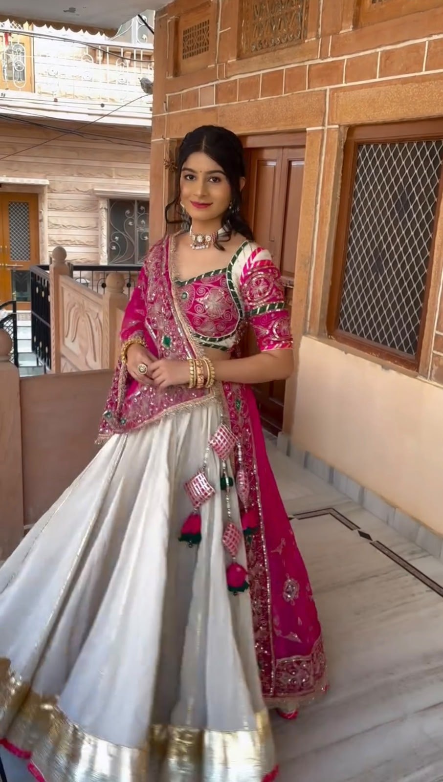 Mahika Roman Silk Heavy Embroidery Lehenga Choli
