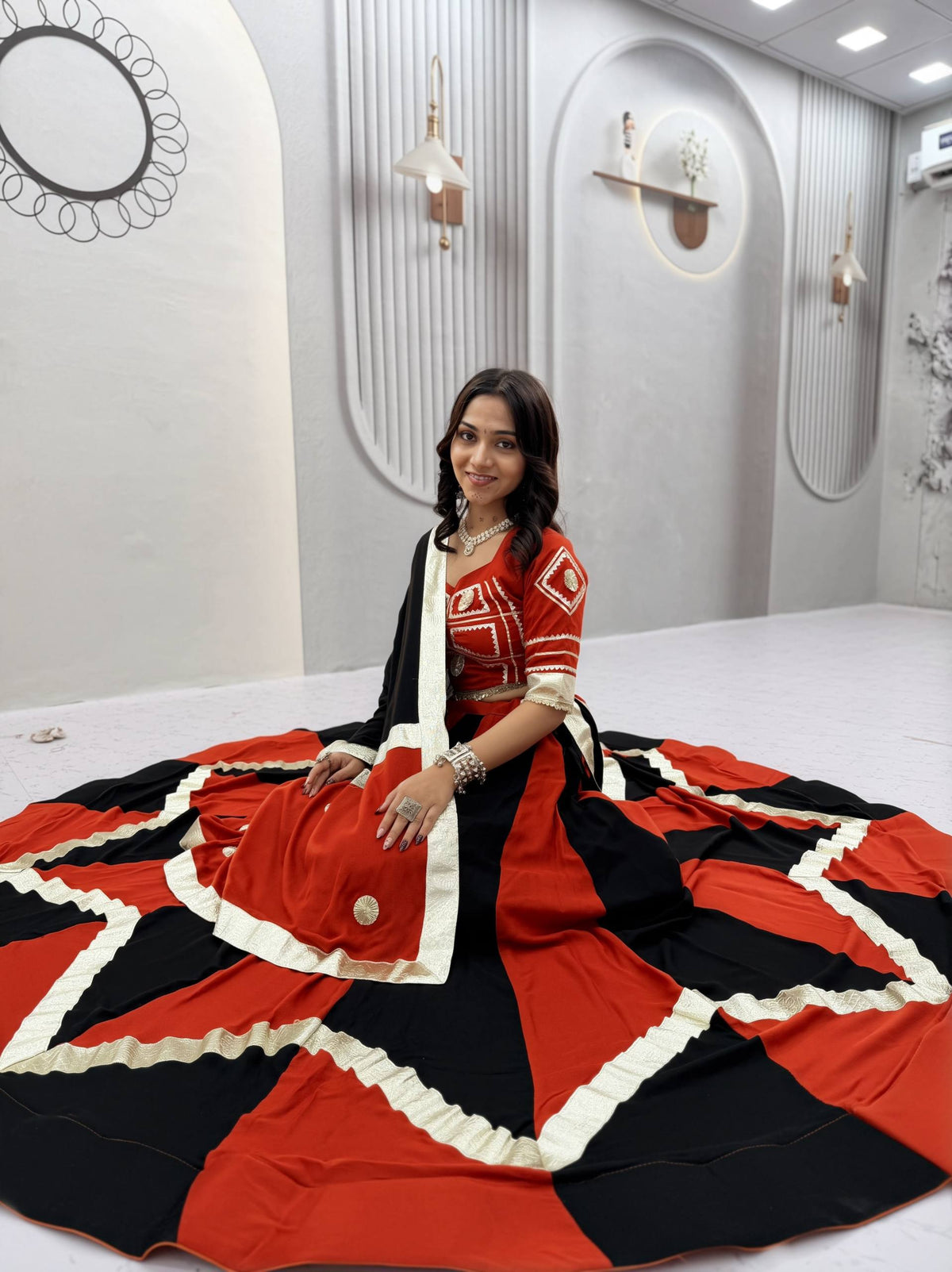 Varnika Pure Cotton Gota Patti Lehenga Choli