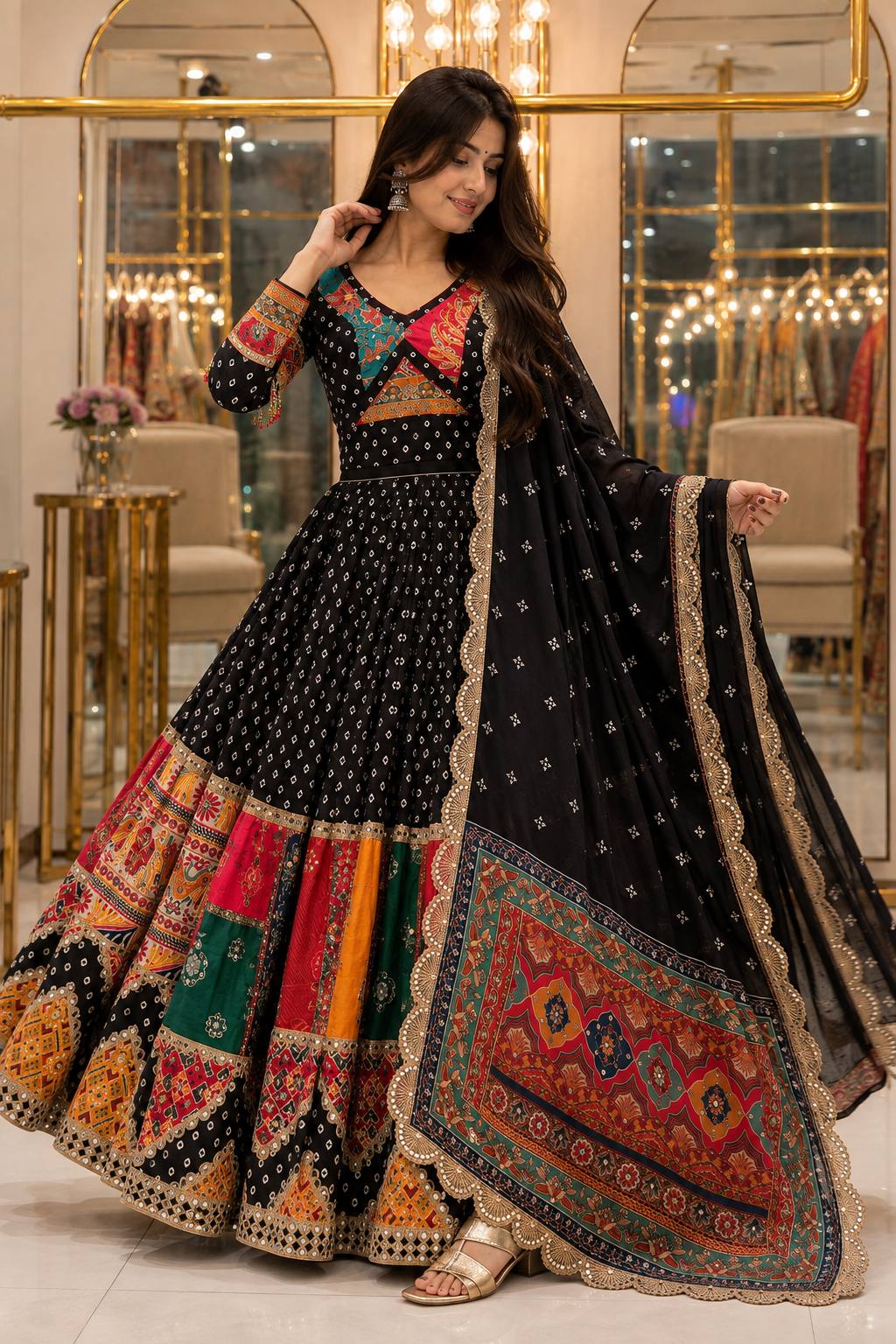 Saarini Digital Print Lehenga Choli
