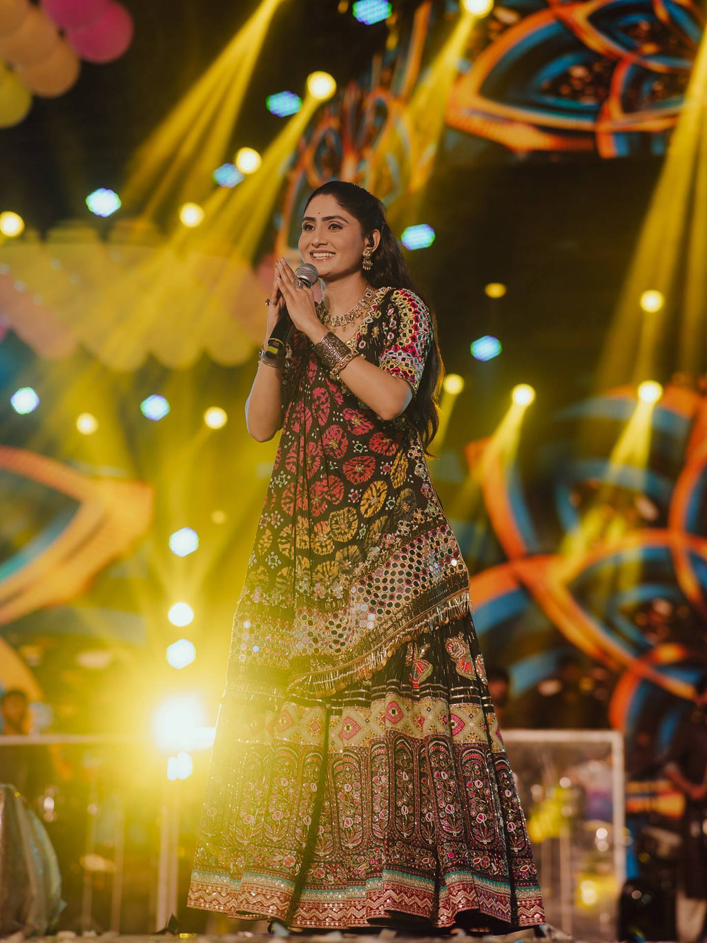 Nyraani Mirror Work Lehenga Choli