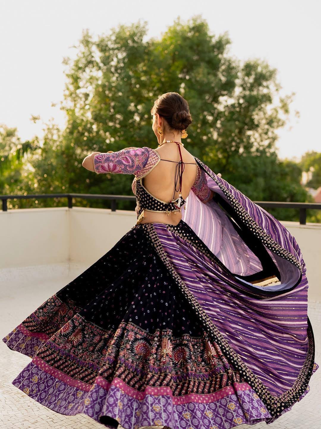 Inika Mirror Work Lehenga Choli