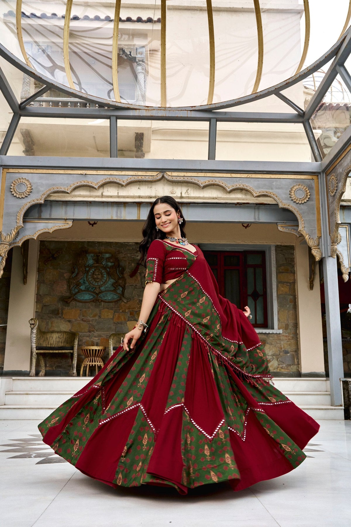 Kiara Rayon Printed Lehenga