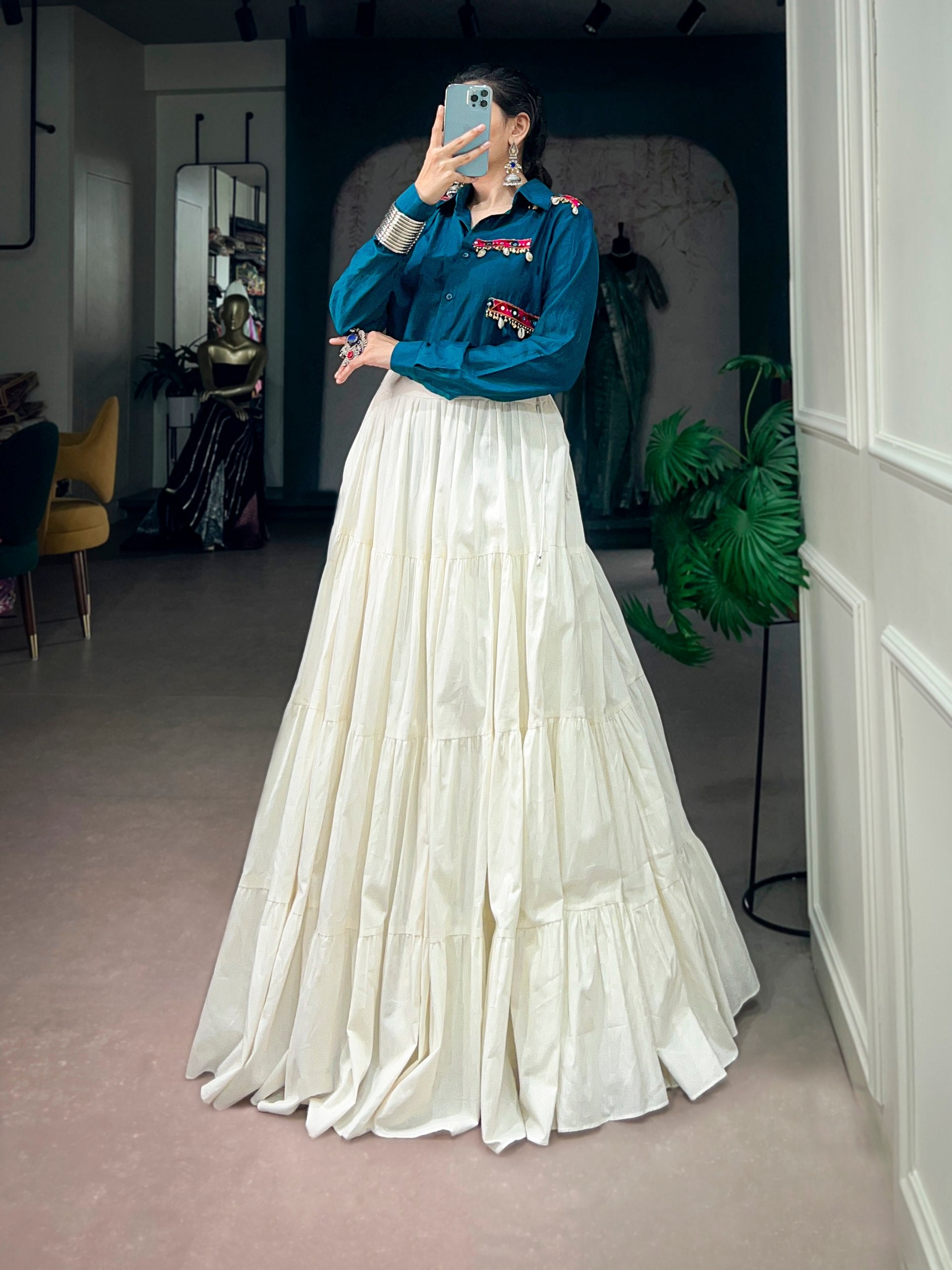 Meera Khadi Cotton Lehenga Choli