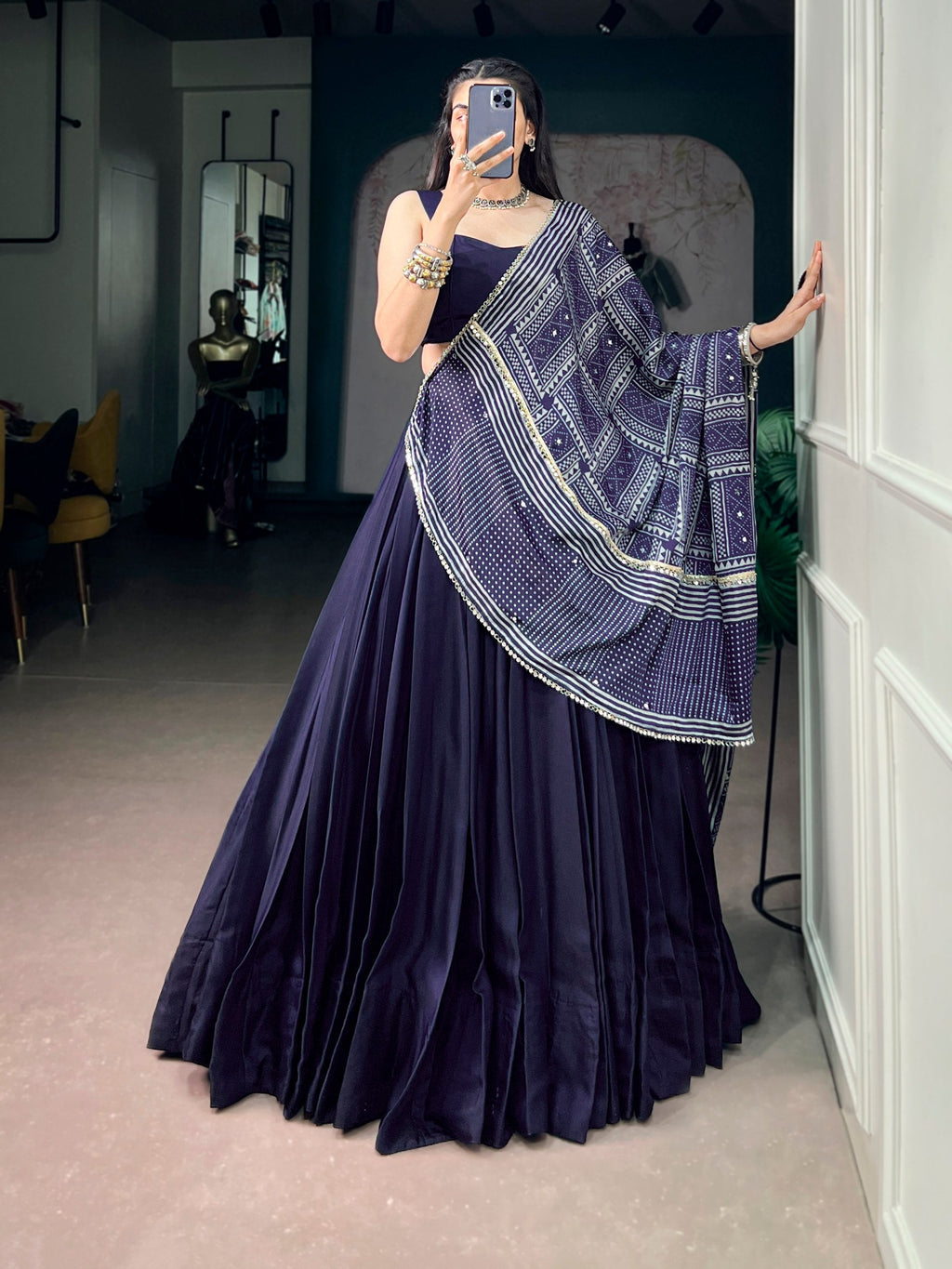 Avni Moonga Silk Lehenga Choli