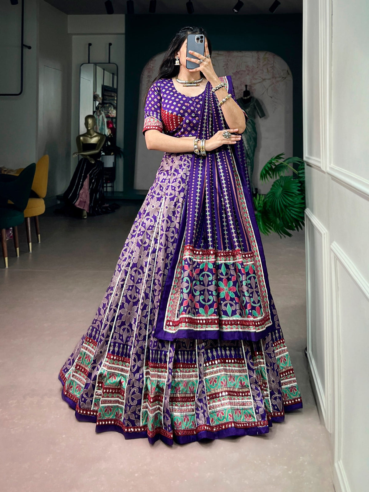 Samaira Tasar Silk Sparkle Lehenga Choli