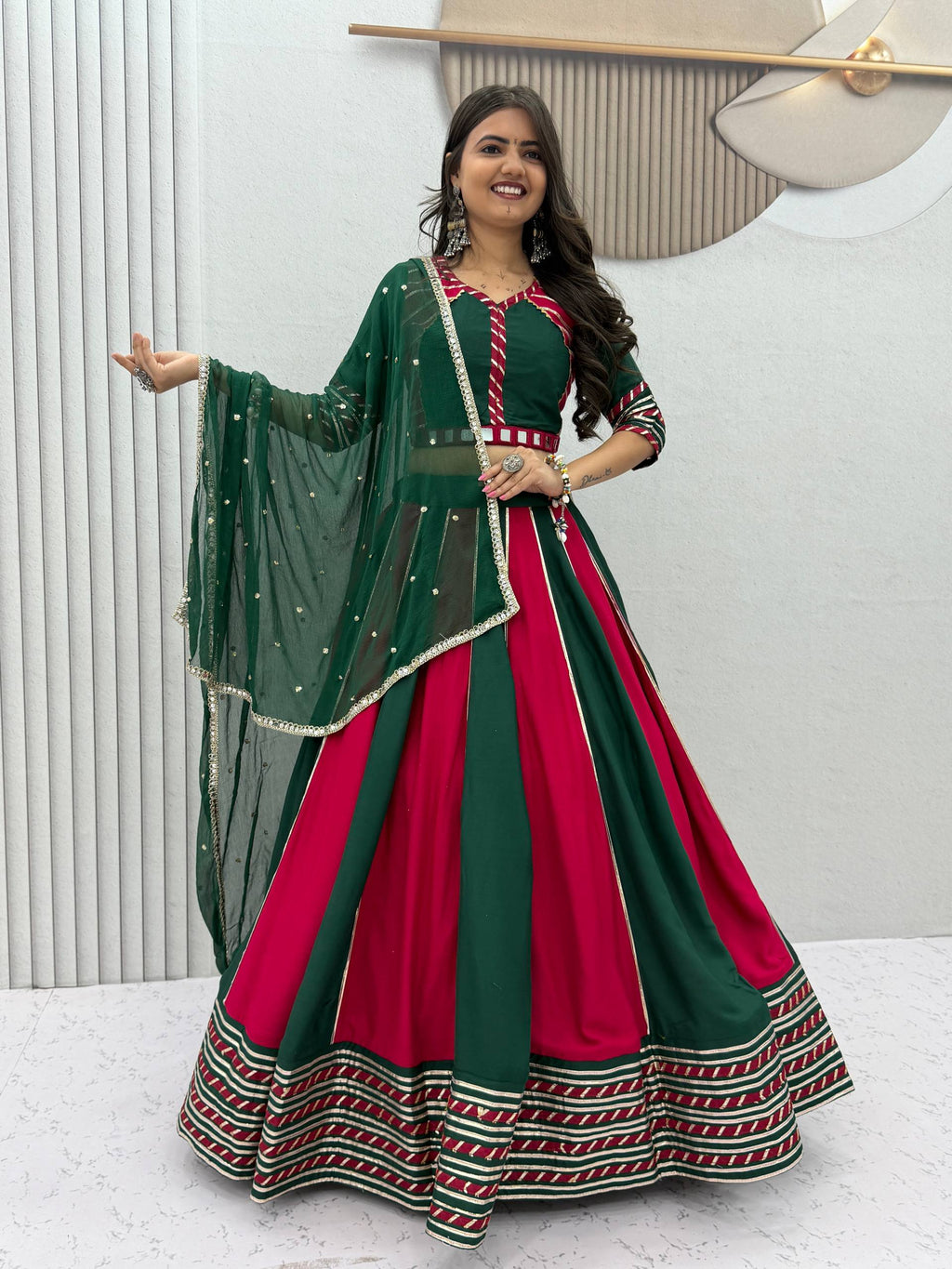 Riddhima Pure Cotton Hand Work Lehenga Choli